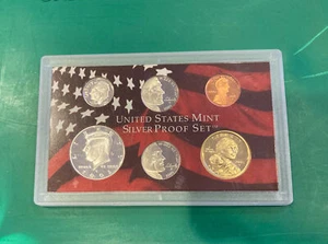 2005 S Partial Proof Set Kennedy Dime Nickel Cent 90% Silver US Mint 6 Coins - Picture 1 of 4