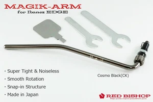 RED BISHOP MAGIK-ARM for Ibanez EDGE , Cosmo Black , CK - Picture 1 of 4