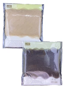 Stampin Up Scalloped Tulle Ribbon 3.5" 10 yards Early Espresso & Crumb Cake - Picture 1 of 3