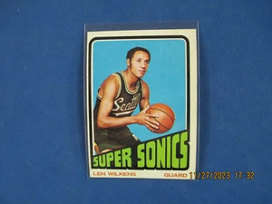 1972/73 Topps Basketball # 81 Len Wilkins NMT - Picture 1 of 2