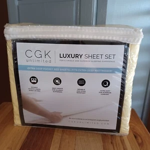 CGK California King Size Sheet Set - Hotel Luxury Bed - Extra - Picture 1 of 7