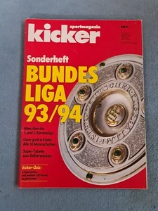 Kicker Sonderheft Bundesliga 93/94, TOP Zustand! - Bild 1 von 2