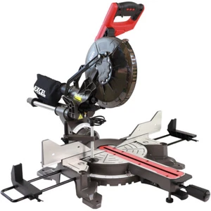 Excel Mitre Saw 10" Compound Sliding 255mm 2000W Double Bevel Cut Laser Blade - Picture 1 of 8