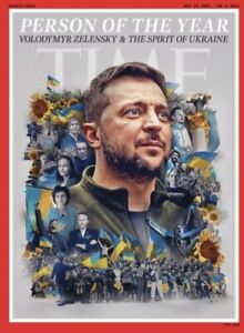 TIME MAG. * DEC 26, 2022 / JAN 9, 2023 * PERSON OF THE YEAR - VOLODYMYR ZELENSKY
