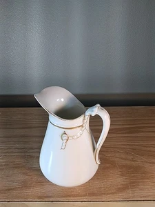 H&C Haviland Limoges France Milchkrug Weißgold gemarkt - Bild 1 von 8