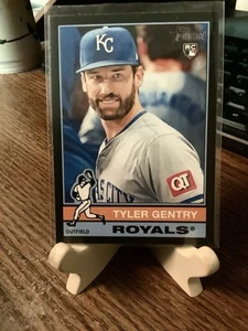 2025 Topps Heritage Black Border #109 Tyler Gentry (RC) K.C Royals - Picture 1 of 2