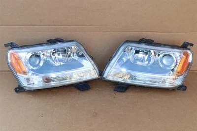 06-08 Suzuki Grand Vitara Halogen Headlight Light Lamp Matching Set L&R POLISHED Foto 1 de 4