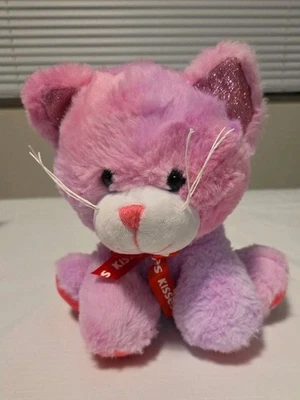 Laço de fita de pelúcia Galerie Hershey's Kisses Dia dos Namorados rosa e roxo - Imagem 1 de 4