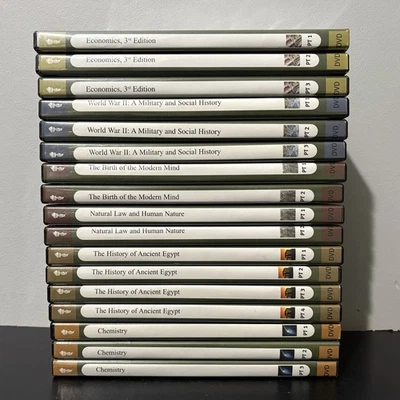 The Great Courses DVD Lot & Guidebooks Chemistry History of Ancient Egypt WWII.. Foto 1 de 4