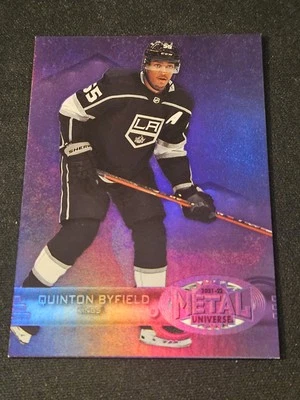 21-22 Skybox Metal Universe Quinton Byfield Rookie 🌈🌈🌈 Purple Variant #/199 - Image 1 of 4