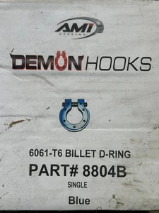 AMI Styling Demon 8804B Paintable blue Demon Hook Round D-Ring - Picture 1 of 2