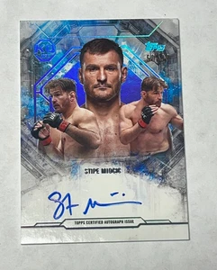 Stipe Miocic 2025 Topps UFC Knockout Collage-A-Graphs Autograph 50/99 - Picture 1 of 3