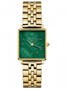Rosefield BEGSG-Q050 Orologio da donna The Boxy XS colore oro, madreperla verde, 22 x 24 m - Foto 1 di 7