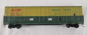 HO Lifelike AP Lumber Rayonier Canada 50' Thrall Door Box Car w/KD's LUNX 4855 - Picture 1 of 4