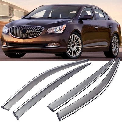 4x Rain Guards Sun Shield Window Visors Deflectors for 2010-2016 Buick LaCrosse Foto 1 de 4