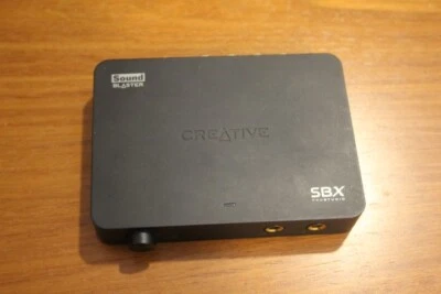 Creative soundblaster x-fi hd SBX audiophile + phono input. USB sound card - Image 1 of 4