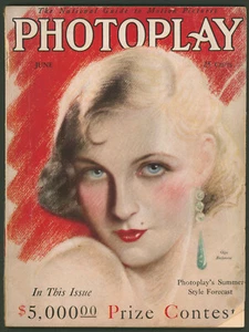 Photoplay June 1929 Olga Baclanova~Chaplin~Marx Bros~Lupe Velez~Stepin Fetchit - Picture 1 of 10