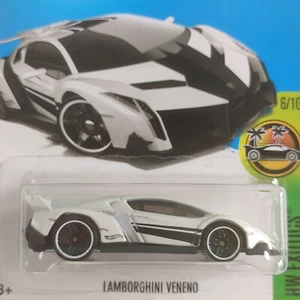 Lamborghini Veneno 2017 exclusivo de Kroger Hot Wheels blanco - Imagen 1 de 4