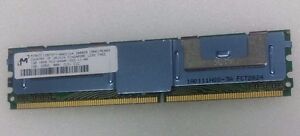 SERVER RAM PC2-6400F 1RX8  DDR2-800 240PIN DIMM 128X8 DDR2 MT9HTF12872FY-80EE1D4