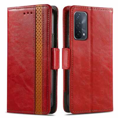 Splice Leather Wallet Phone Case For Blackview Oukitel Sharp Doogee T Mobile - Image 1 of 4