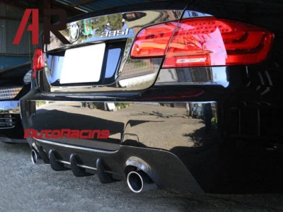 Difusor de parachoques trasero M Sport de fibra de carbono para BMW 2007+ 335i cupé convertible Foto 1 de 2