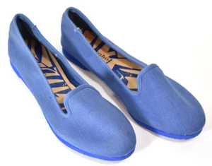 Women's Zigi Soho Sprocket Blue Fabric Flats Size US 7.5 M NWD - Picture 1 of 8