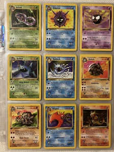 Pokemon Komplett Fossil 1. Edition Unc/Com Set 32 Karten Unbespielt NM/M - Bild 1 von 4