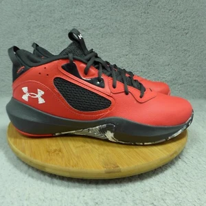 Under Armour Lockdown 6 rote und schwarze Basketballschuhe Herren Größe 12 3025616-600 - Bild 1 von 9