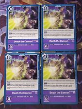 Digimon Xros Encounter Death The Cannon Purple Non-Foil BT10-108 U Playset