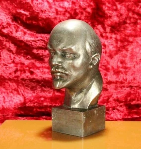 Soviet bust of Vladimir Lenin. vintage table figurine, ORIGINAL! USSR rare - Picture 1 of 9