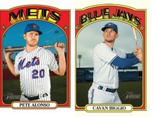 2020 Topps Heritage Baseball Base Cards You Pick Finish Your Set 1-200