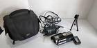 Sony Handycam 70x Zeiss DCRSX45 w/Tripod and Extra Battery and caseTESTED Works!
