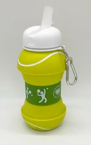 🎾 Fun Eco Moms Tennis Ball Water Bottle w/ Spout and Clip NEW - Picture 1 of 3