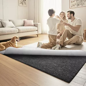 Rug Pad Gripper 9' x 12' Protective Carpet Pad 0.24" Thick for All Floors - Picture 1 of 10
