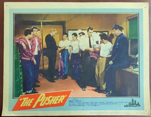 Robert Lansing Felice Orlandi by Gene Milford Pusher original Lobby Card 2932