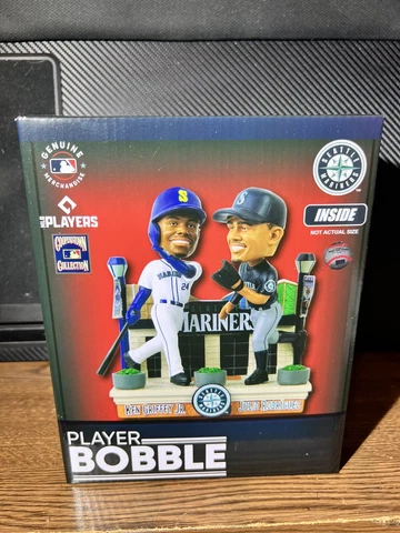 FOCO Ken Griffey Jr & Julio Rodriguez Mariners Then and Now Bobble: IN HAND Cover