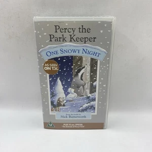 Percy the Park Keeper - One Snowy Night VHS PAL - Bild 1 von 8