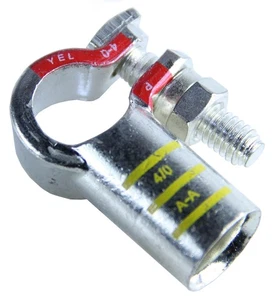 4/0 Ga. Positive Right Elbow Battery Terminal - 1 Per Package - Picture 1 of 2