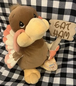 Precious Moments Tender Tails Country Lane “Tender” The Turkey 12” 1999 NWT - Picture 1 of 11