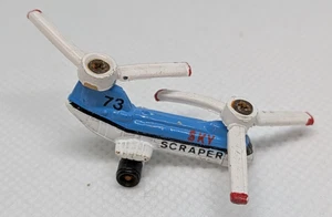 Micro Machines Chinook Style Civilian Helicopter "Sky Scraper" - Missing Blade - Picture 1 of 1