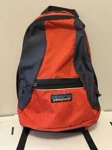Patagonia Backpack Day Pack Bag Vintage Black & Orange 2001 Style 48400 Made USA - Picture 1 of 10
