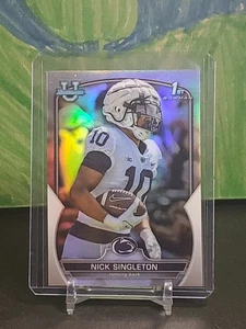 2022 Bowman University Chrome #87 Nick Singleton Refractor - Picture 1 of 2