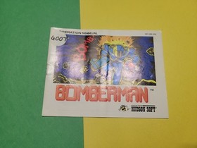 Bomberman NES Nintendo Operation Manual Only Authentic