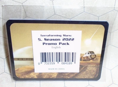 Terraforming Mars 2022 Season Promo Pack - 5 Cards NIB - Image 1 of 2