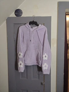 Lavender Angel Clover 1/4 Zip Fleecejacke Größe L - Bild 1 von 7