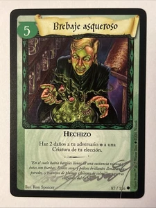 HARRY POTTER TCG | Brebaje Asqueroso SIGNED by Ron Spencer #87/116 SP Vsn - Picture 1 of 7