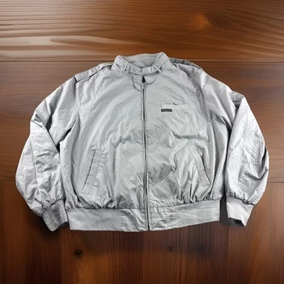 Chaqueta Bomber Solo Miembros Para Hombres 1X Gris Cremallera Corredor Moto Abrigo Informal LEER Foto 1 de 4