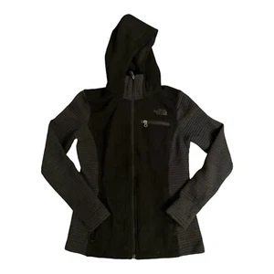 The North Face Fleecejacke XS Schwarz Grau Damen Pullover Kapuze Vietnam - Bild 1 von 4