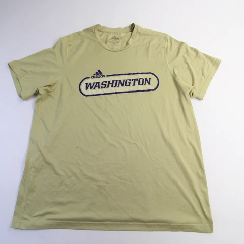 Washington Huskies adidas Creator Short Sleeve Shirt Men's Gold Used Cover
