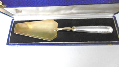 Cofanetto Pala Torta Ottone E IN Metallo Argentato - Immagine 1 di 4